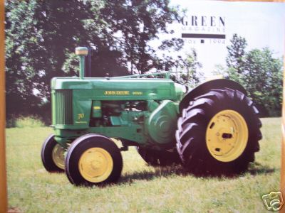 John deere styled model d tractor green magazine 1994
