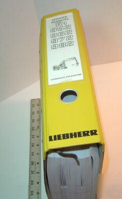 Liebherr service man- R1 952-962-972-982 hyd excavator