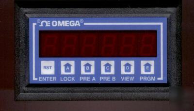 Like new omega dual ratemeter/totalizer multi function- 