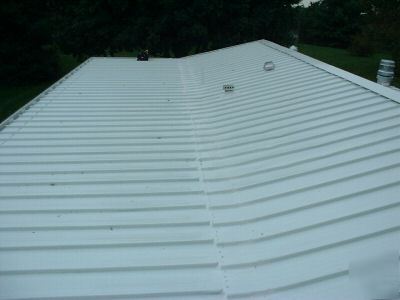 Metal roofing panel w/insulation, custom sizes/mfr home