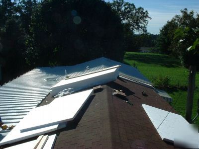 Metal roofing panel w/insulation, custom sizes/mfr home