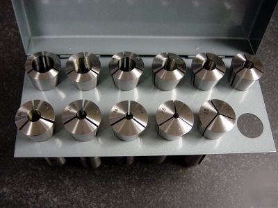 New 11PC R8 collet set in rack in box nice 