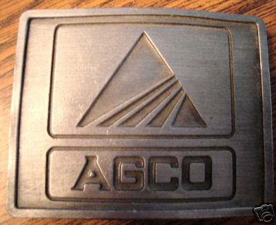 New 1991 agco limited edition belt buckle #1627 