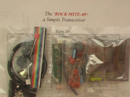 Rockmite qrp 40 and 20 meter transceiver kits and more