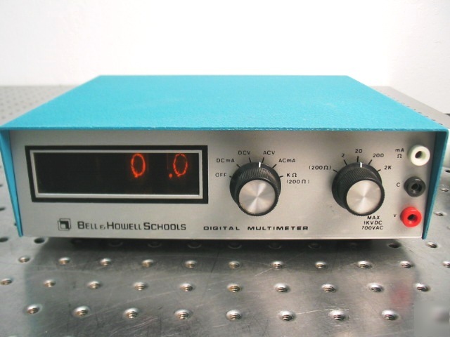 T29740 bell & howell 1MD-202-2 digital multimeter