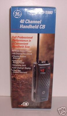  ge 40 channel handheld cb transceiver - 3-5980