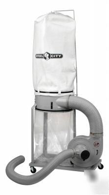 Steel city tool works 65200 dust collector 1.5HP 1200CF
