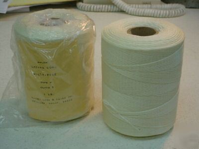 Strong waxed nylon cord string lot of 2