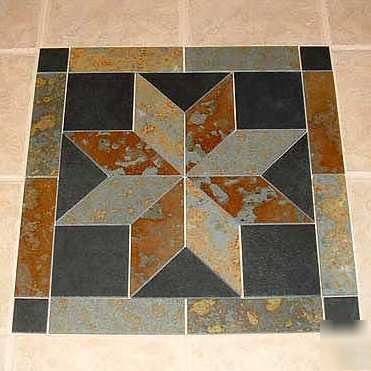36 inch brazil slate tile mosaic medallion deco decor