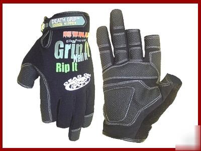 6 prs pack, dead on ripper mechanics work gloves, xl