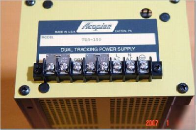 Acopian dual tracking power supply model TD5-150