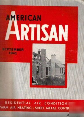 American artisan mag- sept 1941- hvac mag