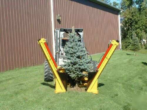 Bobcat skidsteer/tractor mounted tree spade skid steer