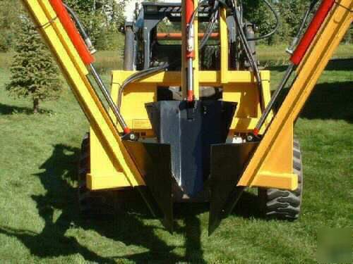 Bobcat skidsteer/tractor mounted tree spade skid steer