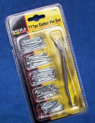 Cotter pin pack - 111PC including spreader/removal tool