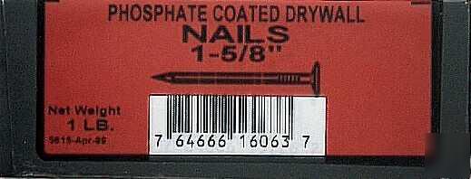Fox valley steel and wire 50001 ace drywall nail 1-5/8'