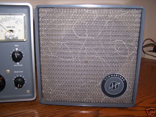 Hammarlund ham radio speaker - vy clean - see pictures 