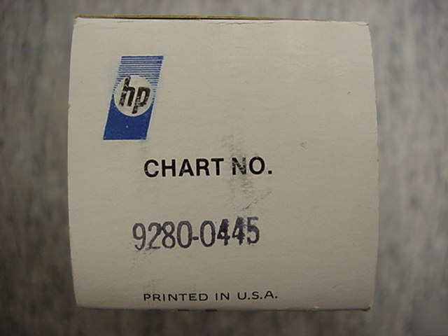 Hewlett packard precision chart paper 9280-0445