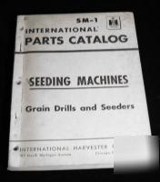 International harvester seeding machines grain drills