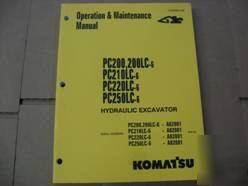 Komatsu PC220LC-6 hydraulic excavator catalog