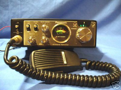 Panasonic rj-3200 23 channel transceiver cb radio & mic