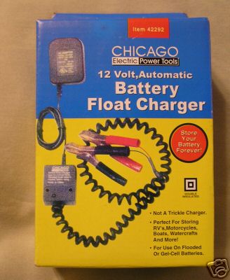 Automatic battery float charger 12V tractors, truck,car