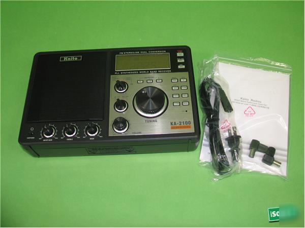 Like new kaito ka 2100 shortwave am/fm shortwave radio 