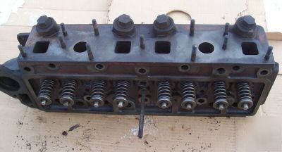 Massey harris 44 diesel cylinder head & valves nice 