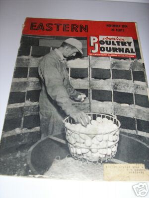 Old poultry illustrated farming journal & equipment ads