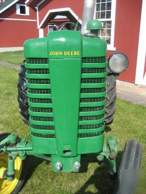 1947-1952 john deere m tractor- excellent condition