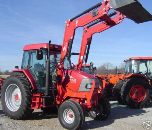 2004 mccormick cab 115 tractor loader 218 hours