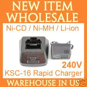 Kenwood knb-20N knb-15/15A 240V rapid charger ksc-16