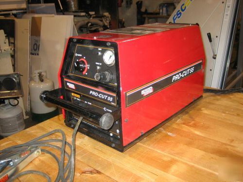 Lincoln procut 55 plasma cutter with 50' cable