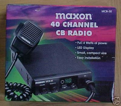 New ~ ~ maxon 40 channel cb radio mcb-30