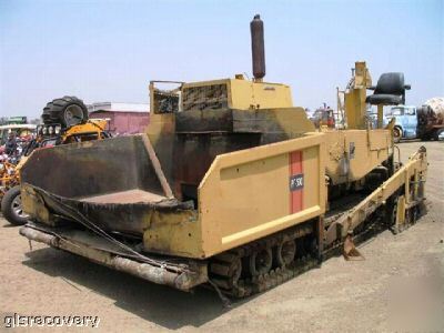 Paver 16 ft track driven blaw know PF500 cat diesel