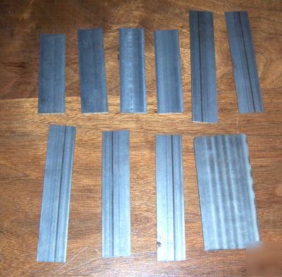Scraper blanks hardened steel 10 pieces wood metal used