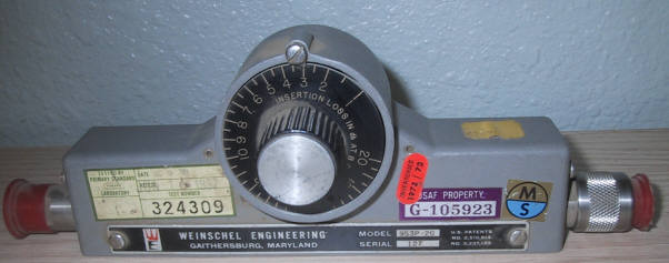 Wienschel enginnering 953P-20 microwave attenuator