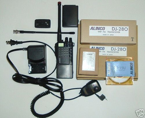 Alinco dj-280T 220 mhz ht transceiver mint w/extras
