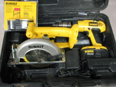 Dewalt DW987KS-2 2PC 18 volt cordless tool kit 