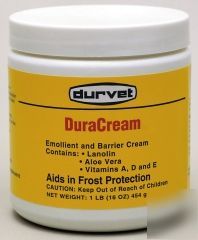 Duracream jar 1LB frostbite protection for dairy cows