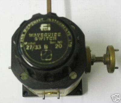 Flann microwave manual waveguide switch