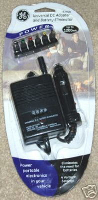 Ge universal dc adapter & battery eliminator 