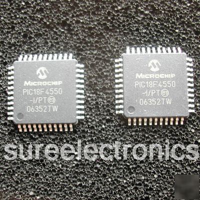 New 2X microchip pic 18F4550 and 2X tqfp to dip pcb