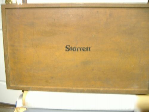 Starrett micrometer containers great no res