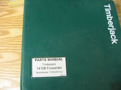 Timberjack 1410B forwarder parts catalog manual