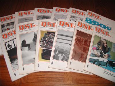 Vintage qst magazine ~ amateur radio complete year 1976