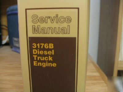 Caterpillar 3176B diesel truck engine service manual