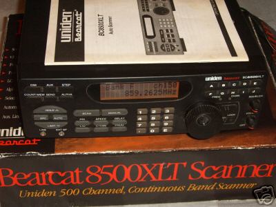 Uniden bearcat BC8500XLT auto scanner bc-8500XLT xlt