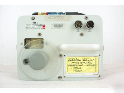 General radio 1422-cb precision capacitor