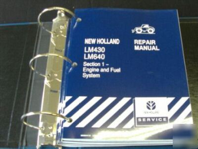 New holland LM430 LM640 telehandler service manual